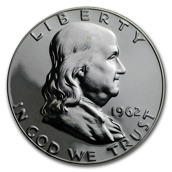 1962 Franklin Half Dollar Gem Proof 1962 Franklin Half Dollar Gem Proof